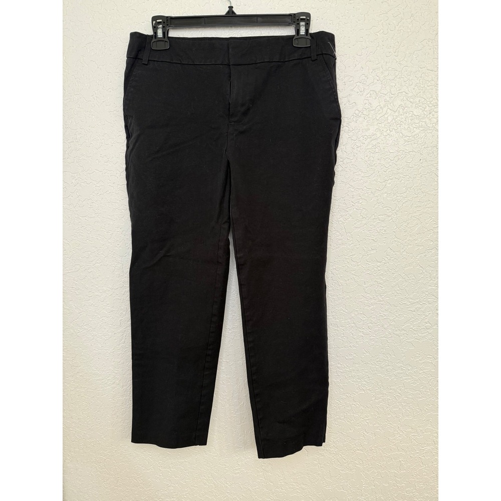 Time and Tru Black Cropped Pants Women's Size 10 Casual Career